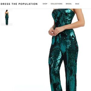 Dress The Population sequined jumpsuit